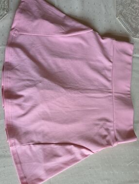 Werena Pink Stretch Mini Skirt